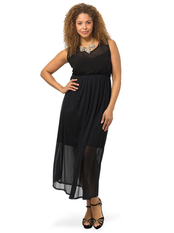 Paris Maxi Dress In Black