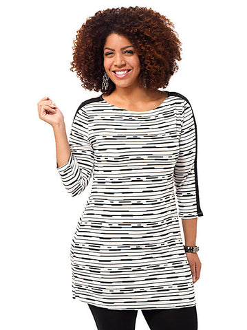 Stripe Printed Tunic