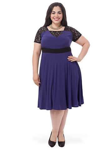 Chantelle Dress In Heliotrope