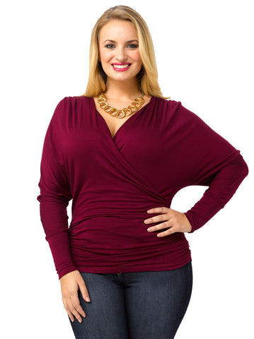 Femme Faux Wrap Top