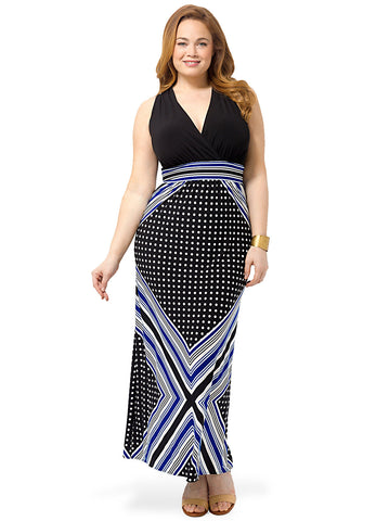 Polka Dot Maxi Dress