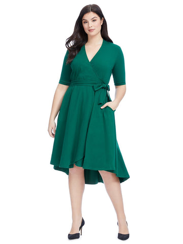 Forest Wrap Dress