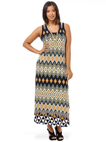 Egyptian Diamond Maxi Dress