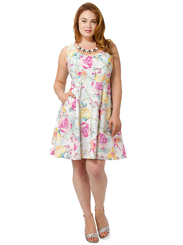 Brigitte Dress In Floral Print