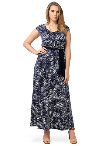 Tiana Maxi Dress In Hampton Royal