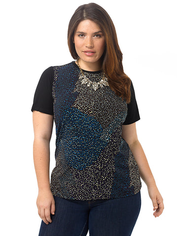 Electra T-Shirt In Confetti Print