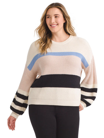 Color Block Playful Sweater