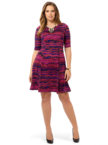 Sunset Charmer Fit & Flare Dress