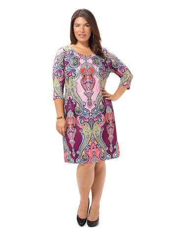 Passion Paisley Shift Dress