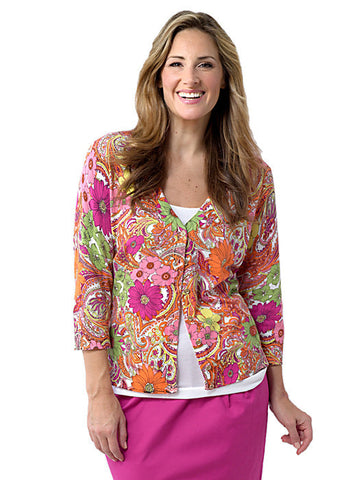 Floral Paisley Cardigan