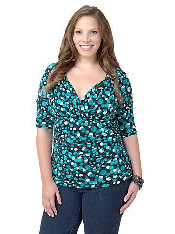 Peri Print Top Dotti Print