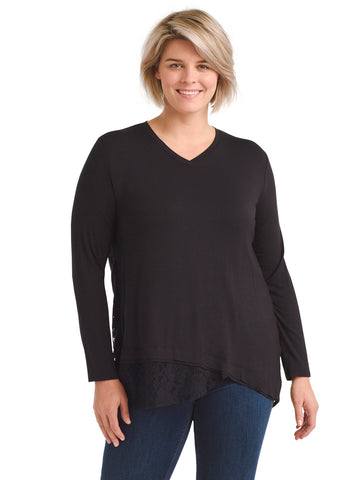 Black Lace Meridian Tunic