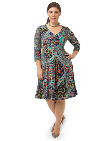 Spring Forward Dress In Paisley Print