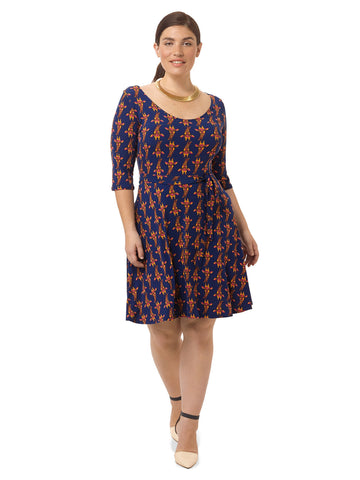 Ilana Dress In Giraffe Stampede