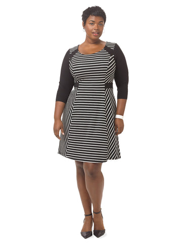 Virginia Dress In Stripe