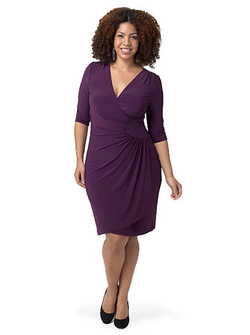 Ciara Cinch Dress Purple