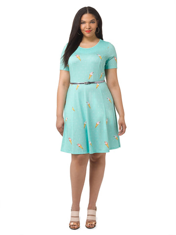 Malt Shop Fit & Flare Dress