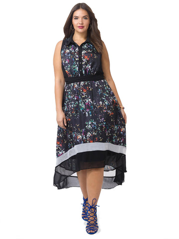 Floral Hi Lo Dress