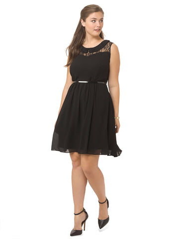 Lacey Collar Dress