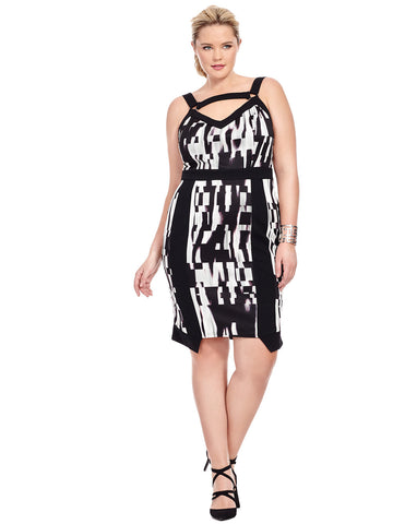 Mono Graphic Tank Dress