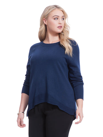 Raglan Sweater In Blue