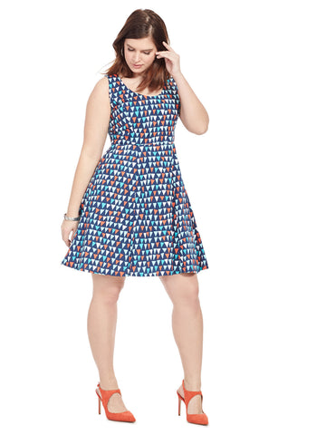 Brigitte Dress In Point Of Sail