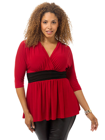 Devon Dolman Top In Red