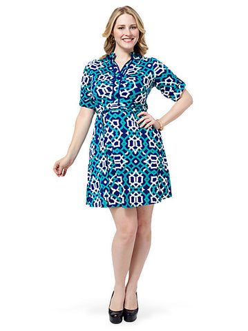 Geo-Print Shirtdress