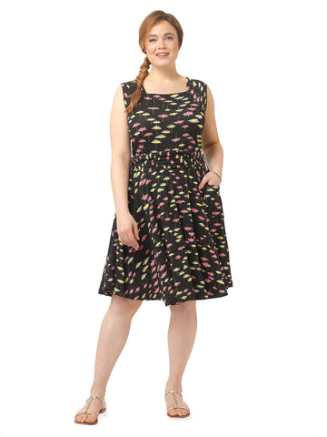 Dolce Vita Dress In Wild Flower Print